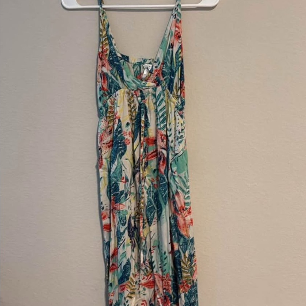 Japna Floral High Low Dress - Multicolor